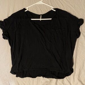 Black Tee with pocket